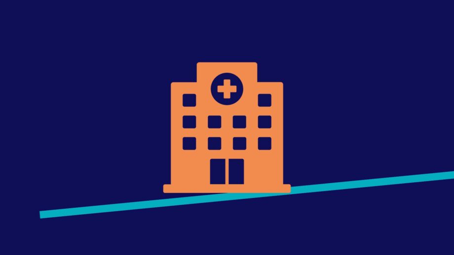 Icon of a hospital building.