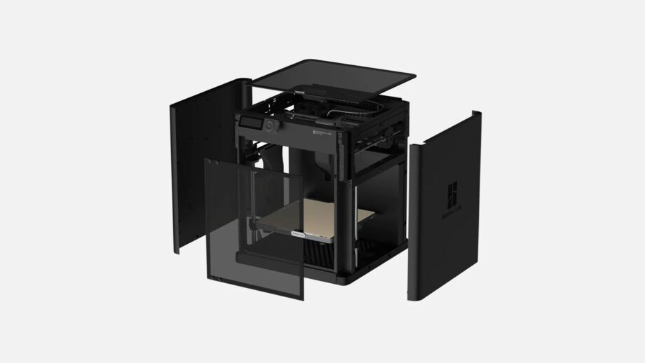 Exploded view of the Bambu Lab P1S 3D printer.